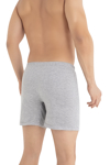 Picture of Erkek Paçalı Külot Boxer Gri %100 Pamuk Penye