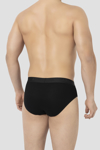 Picture of Erkek Bambu Slip Külot Düz Siyah