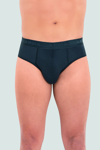 Picture of Erkek Bambu Slip Külot Düz Füme