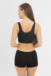 Picture of Basic Lazer Kesim Dikişsiz Kadın Boxer  Siyah