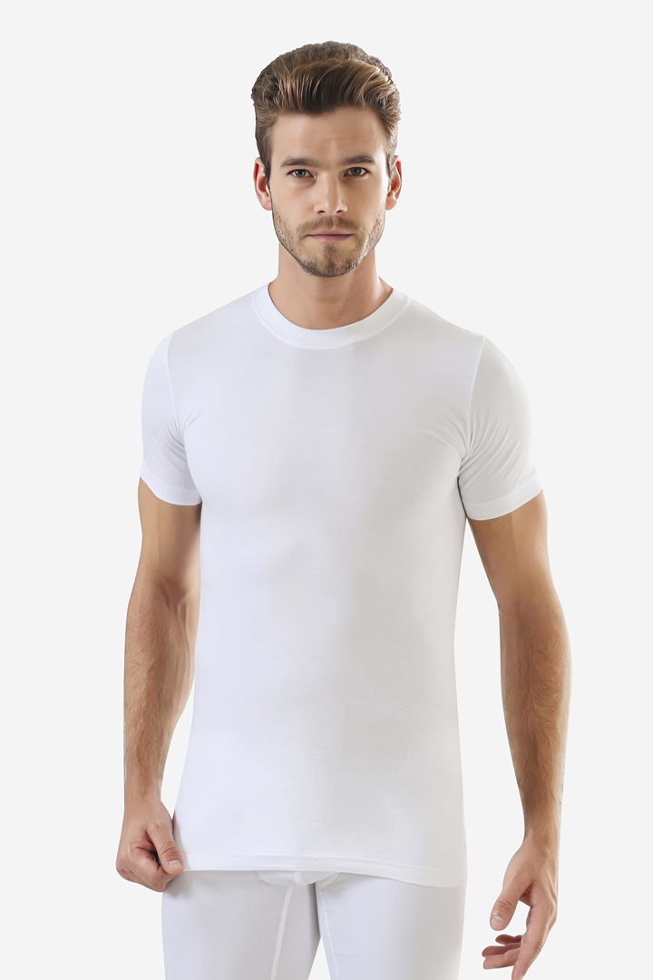 Picture of Erkek Sıfır Yaka T-Shirt Penye Süprem (%100 Pamuk)