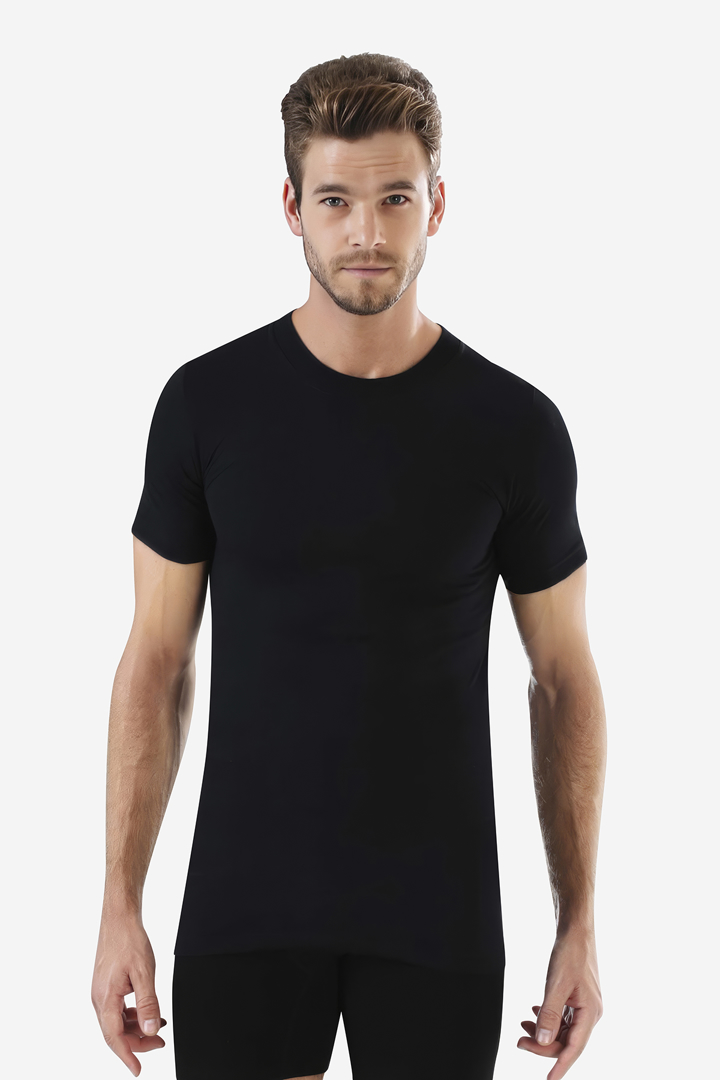 Picture of Erkek Sıfır Yaka T-Shirt Penye Süprem (%100 Pamuk)