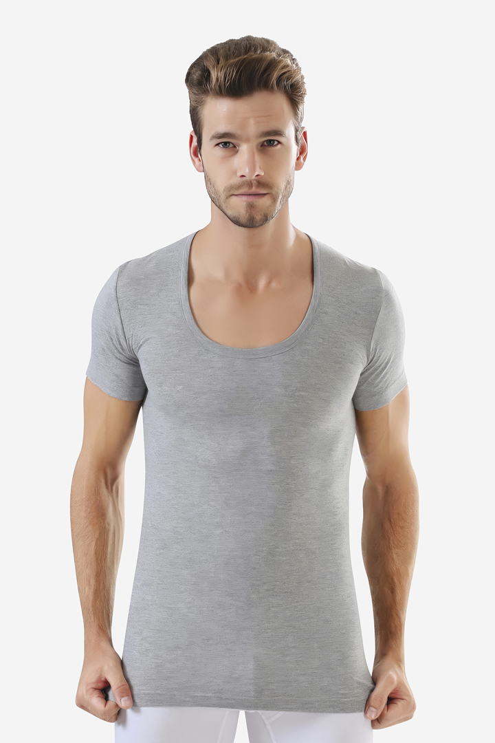 Picture of Erkek Bisiklet Yaka T-Shirt Penye Süprem (%100 Pamuk)