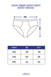 Picture of Erkek Büyük Beden Külot Süprem (%100 Pamuk)