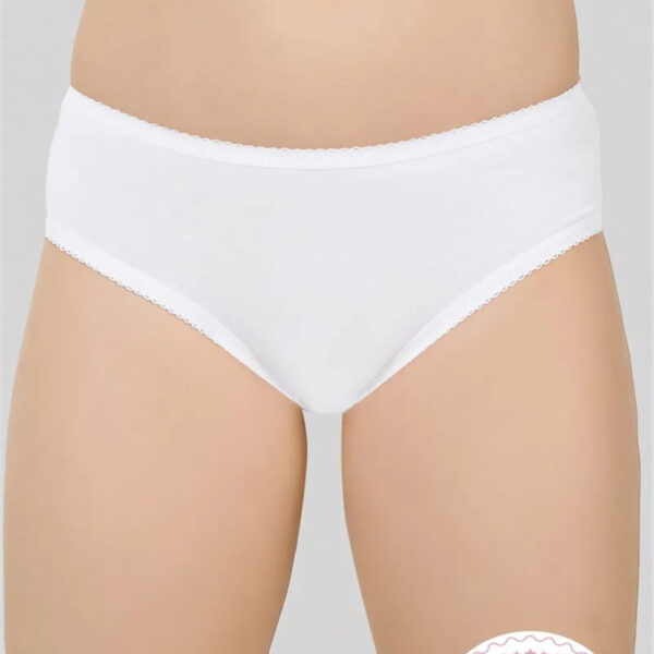 Girls' Rib Knit Panties 3-Pack (100% Cotton)