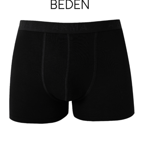 Men's Black Plus Size Bamboo Boxer Briefs