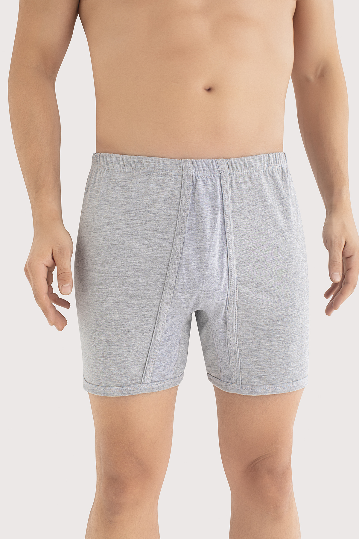 0012250_erkek-pacali-kulot-boxer-gri-100-pamuk-penye.jpeg Erkek Paçalı Külot Boxer Gri %100 Pamuk Penye - Görsel 1