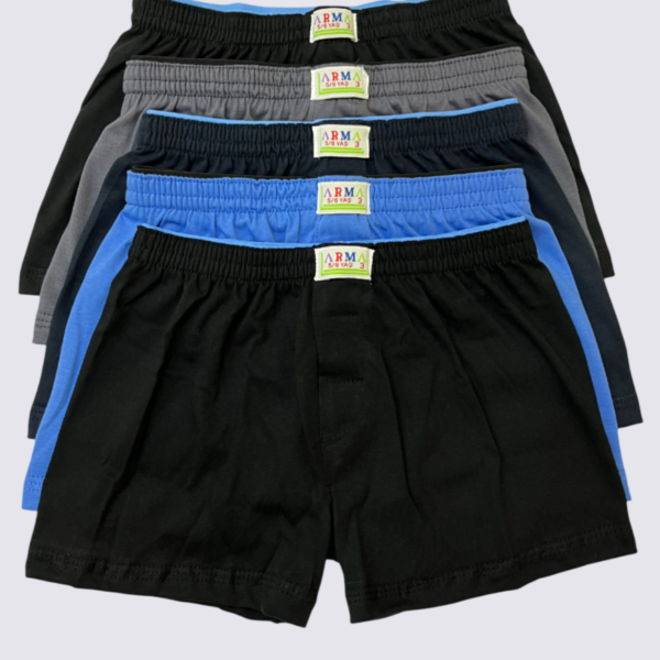 Erkek Çocuk Renkli Boxer Pamuku