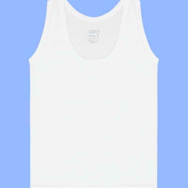 Boys' Tank Top Undershirt Cotton Jersey (100% Cotton)