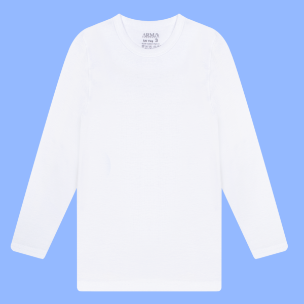 Boys' Long Sleeve Cotton Jersey Bodysuit (100% Cotton)