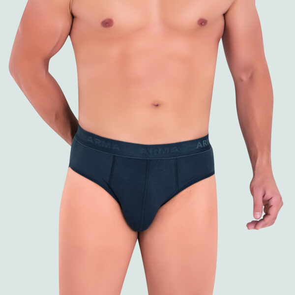 Men's Bamboo Briefs Solid Charcoal