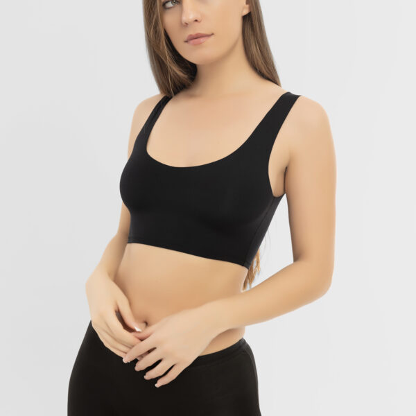 Basic Laser-Cut Seamless Women's Boyshorts Black