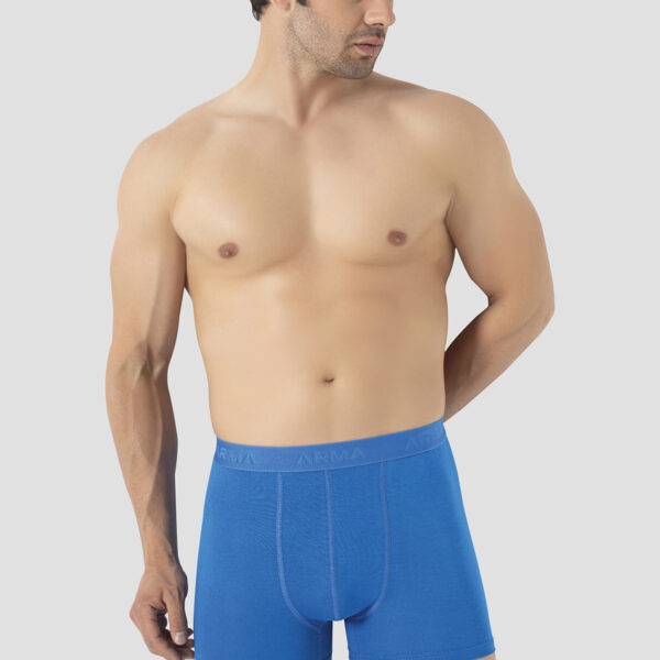 Men's Blue Bamboo Boxer Briefs