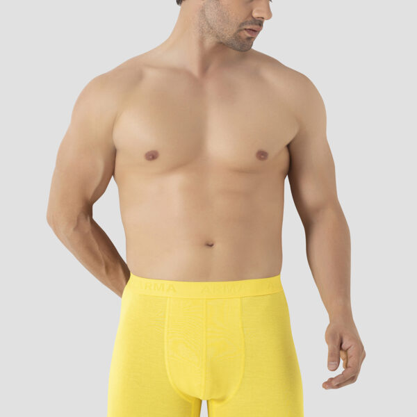 Men's Yellow Bamboo Boxer Briefs