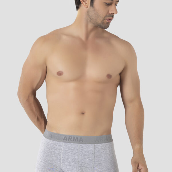 Men's Grey Boxer Briefs Cotton with Elastane