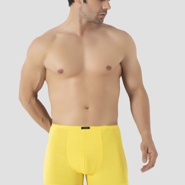 Men's Blue Bamboo Boxer Briefs Thin Elastic Waistband