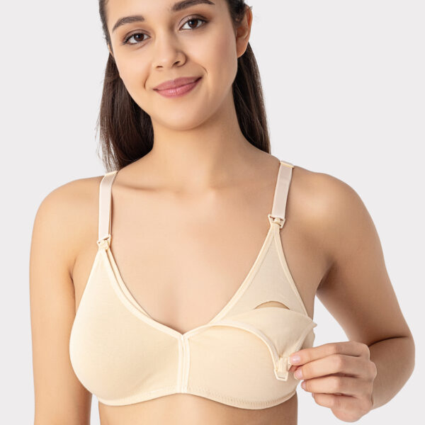 Nude Maternity Bra Wirefree Cotton Lycra