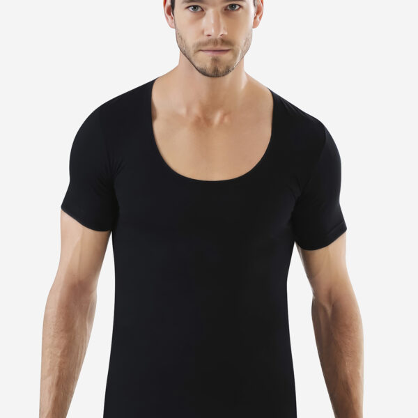 Erkek Bisiklet Yaka T-Shirt Penye Süprem (%100 Pamuk)